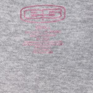 Gray T-Shirt with Pink Logo